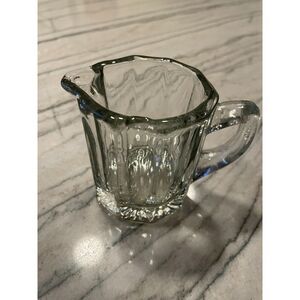 Vintage Pressed Glass Creamer Pitcher Scalloped Rim – Sold Individually